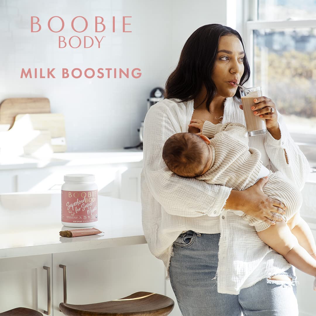 Boobie Body Organic Superfood Plant-Based Protein Shake, Chocolate Bliss, [23.4oz, 1 Tub] Boobie BrandsBuy Supplements Australia
