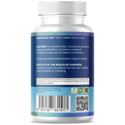 Organic Strength Daily Men's Multivitamins - Multivitamin for Men & Multimineral Supplement for Enhanced Energy Organic StrengthBuy Supplements Australia