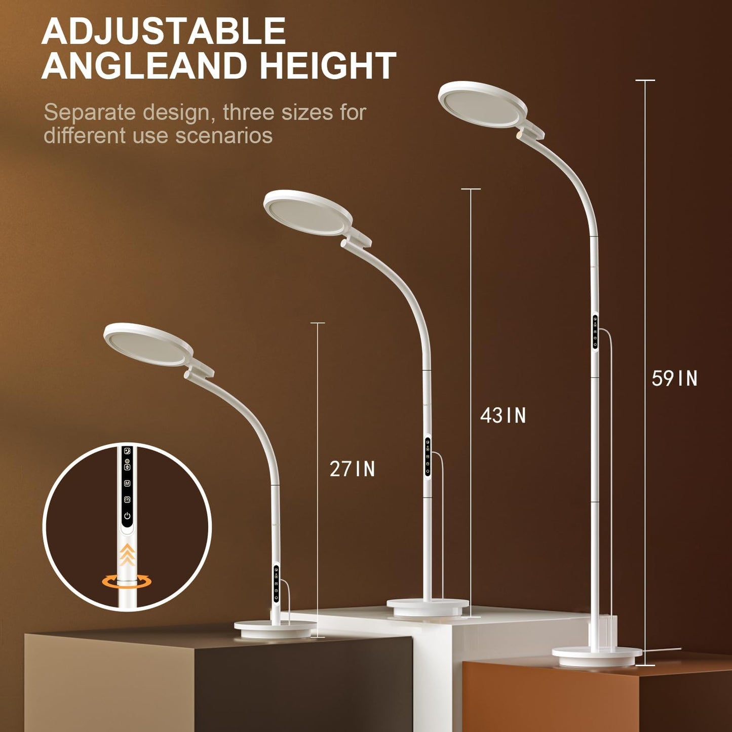Sunlamlux Light Therapy Lamp, UV-Free Sun Light Therapy Lamp, 10000 Lux Floor Lamp SunlamluxBuy Supplements Australia