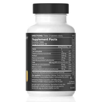 Shaklee - B-Complex- The Ultimate Energy Boost with Patented Bioactivated Absorption System™ - B Vitamins for Enhanced Well-Being ShakleeBuy Supplements Australia