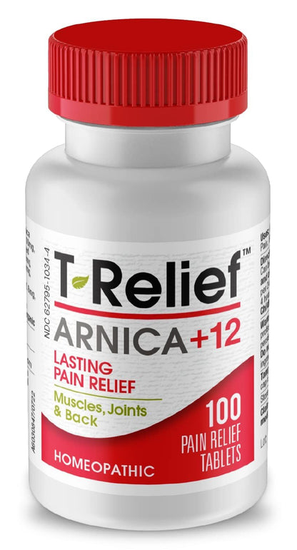 MediNatura T-Relief Arnica +12 Natural Actives - Whole Body Fast-Acting Formula for Women & Men - 100 Tablets MediNaturaBuy Supplements Australia