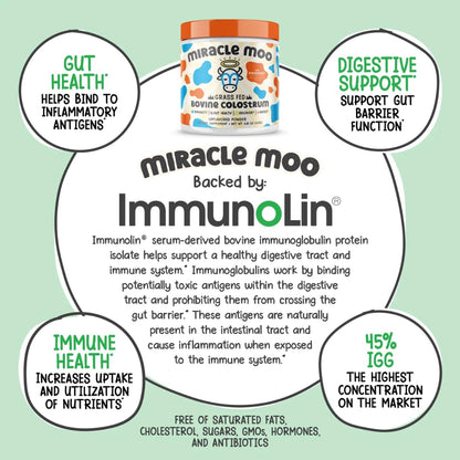 Colostrum Supplement for Gut Health, Hair Growth, Beauty and Immune Miracle MooBuy Supplements Australia