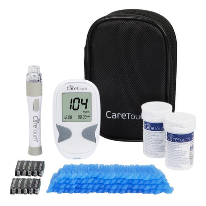 Care Touch Blood Glucose Meter Kit - Diabetes Testing Kit with Glucometer Care TouchBuy Supplements Australia