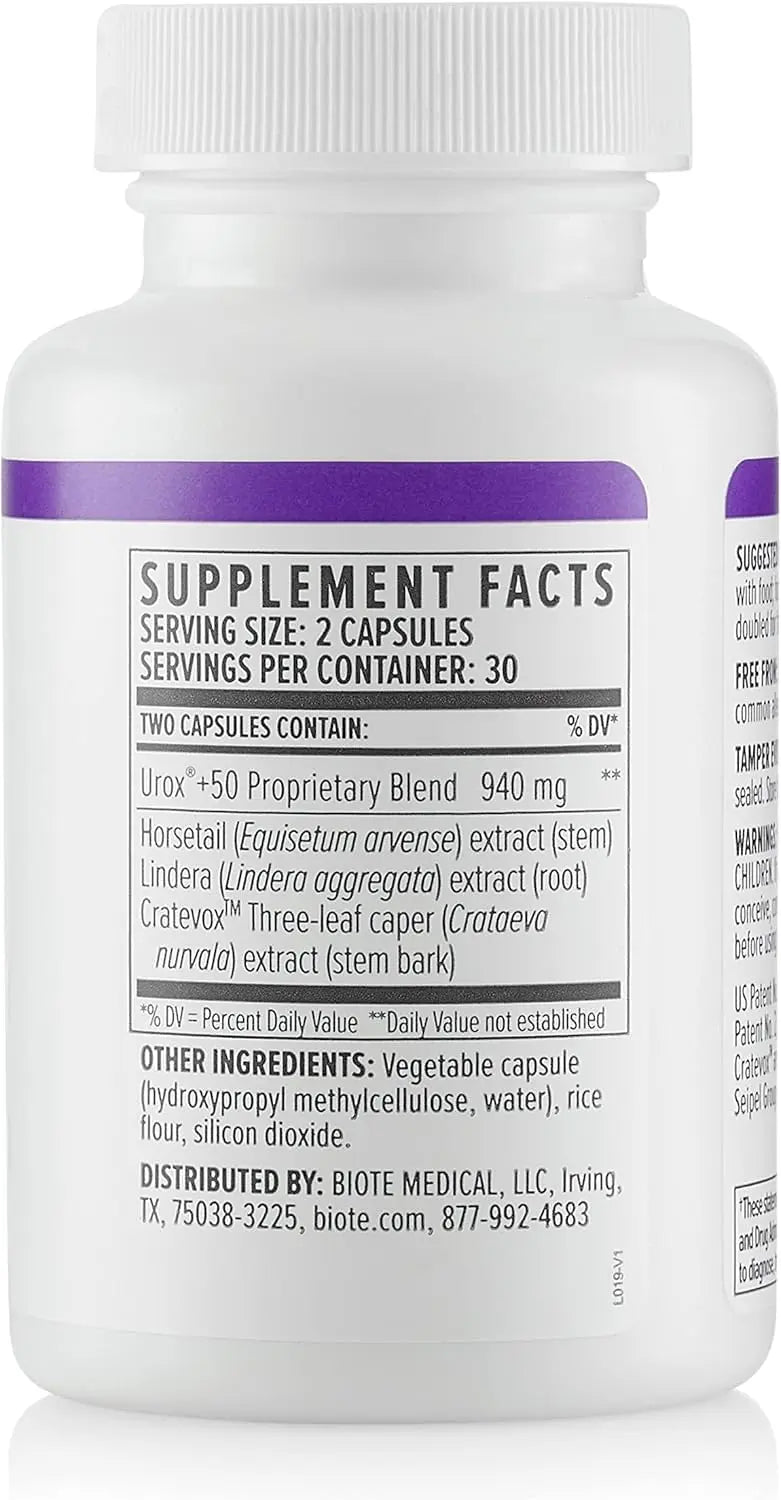 Biote Nutraceuticals - Urox+ - Bladder Health (60 Capsules) BioteBuy Supplements Australia