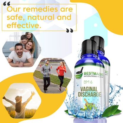 Vaginal Discharge BM6 - Natural Remedy for Leucorrhea, Unusual Vaginal Discharge & Odor, Helps Relieve Bestmade Naturalproducts.comBuy Supplements Australia