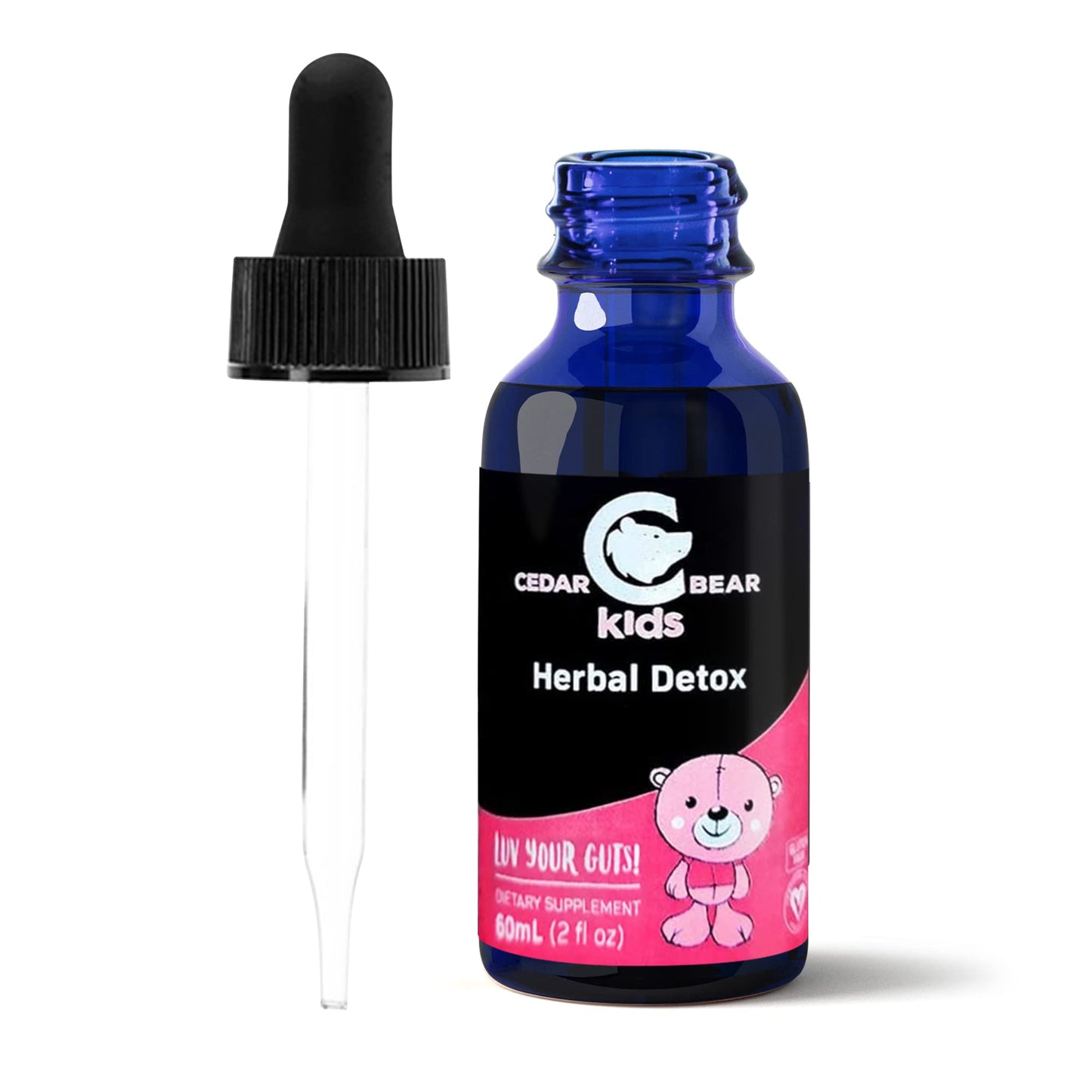 Cedar Bear - Intestinal Cleanse for Kids, Liquid Herbal Supplement for Detox Cleanse Cedar Bear NaturalesBuy Supplements Australia