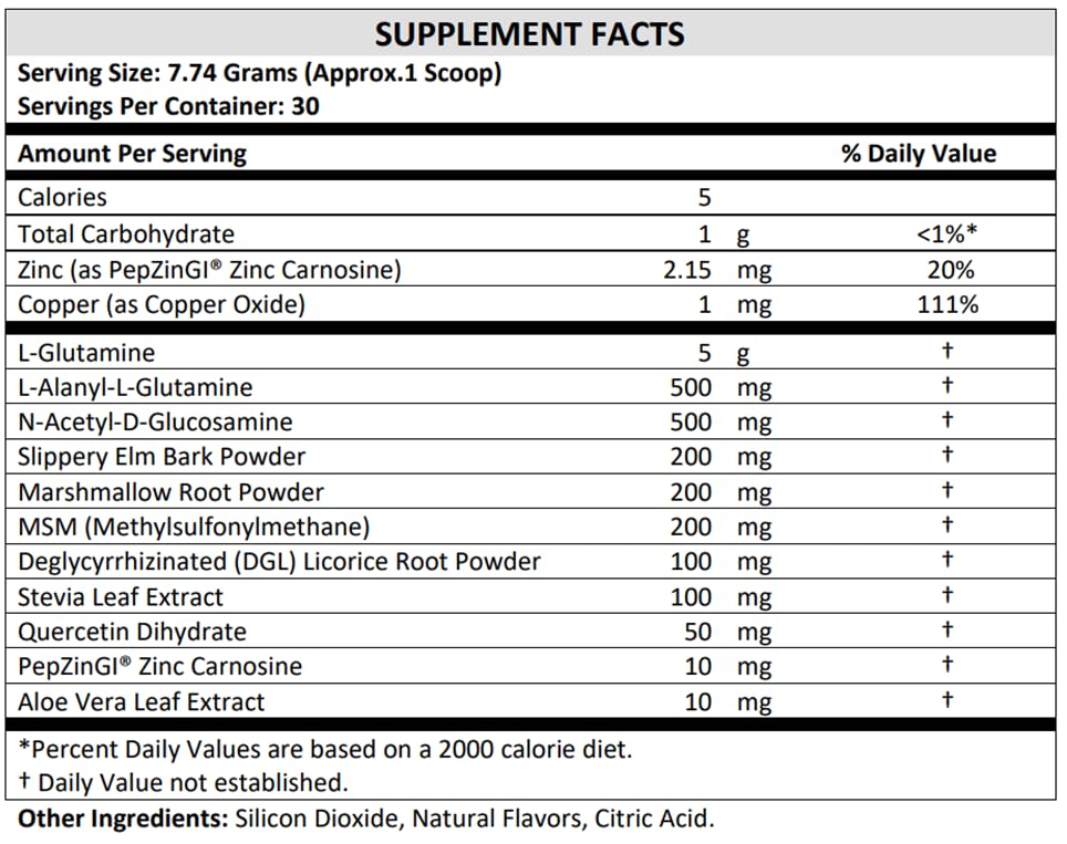 TERRA ORIGIN Healthy Gut Powder (Honey Lemon) | 30-Servings with L-Glutamine TERRA ORIGINBuy Supplements Australia