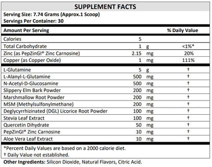TERRA ORIGIN Healthy Gut Powder (Honey Lemon) | 30-Servings with L-Glutamine TERRA ORIGINBuy Supplements Australia