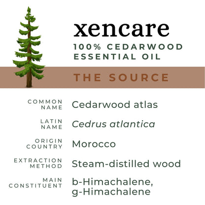 xencare Cedarwood USDA Organic Essential Oil | 100% Pure Natural Undiluted XenCareBuy Supplements Australia