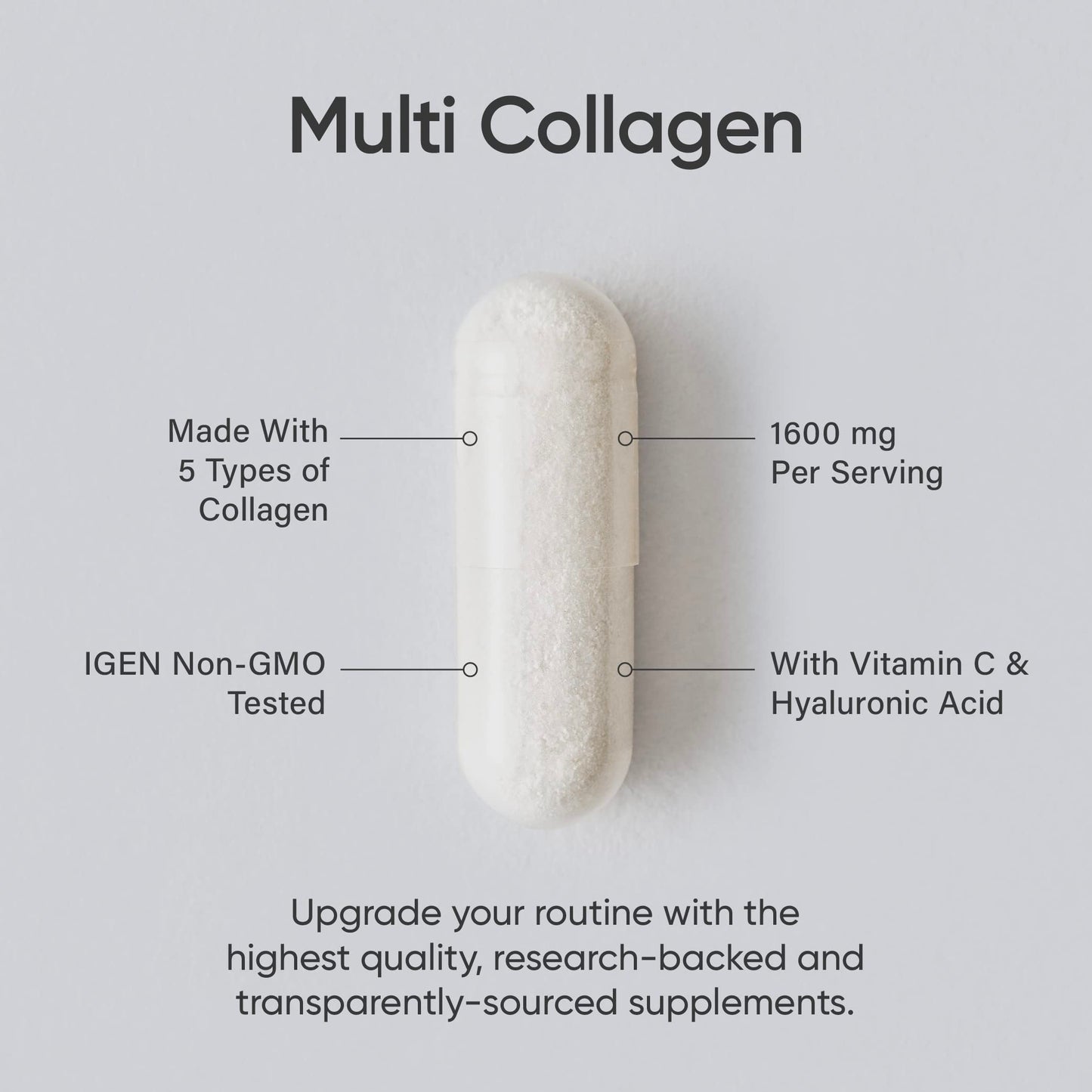 Sports Research Multi Collagen Pills (Type I, II, III, V, X) Hydrolyzed Collagen Peptides Sports ResearchBuy Supplements Australia