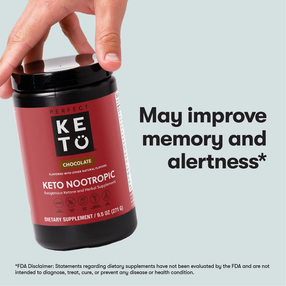 Perfect Keto Nootropic Brain Supplement - Enhance Focus and Energy, Boost Concentrati Perfect KetoBuy Supplements Australia