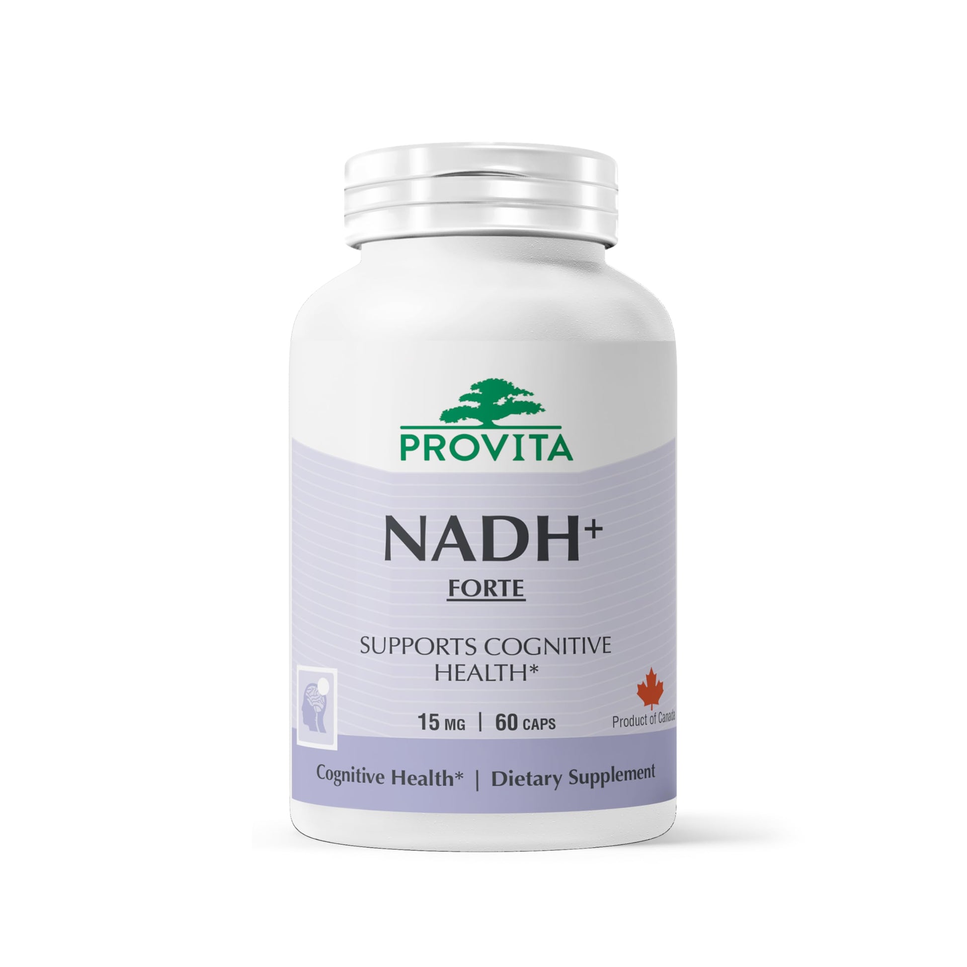 PROVITA NADH+ Forte | Cognitive Support Supplement with NADH, Coenzyme Q10 & Chlorophyll | Energy Support, Focus, Mental Clarity & Brain Health | Vegan Capsules | High Absorption Cellular Formula PROVITABuy Supplements Australia