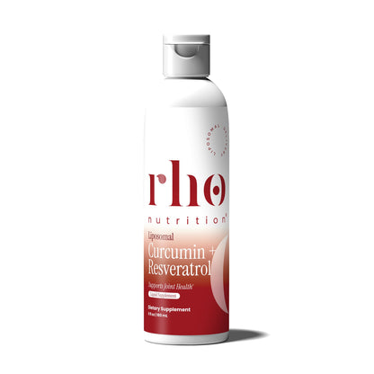 Rho Nutrition Liposomal Curcumin + Resveratrol (1 Pack) – Ultra High Absorption Liquid Curcumin Supplement – Promotes Joint Comfort