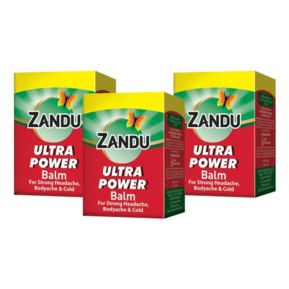 Zandu Ultra Red Balm | Ayurvedic Balm with Menthol, Camphor, Eucalyptus Oil | Relieves from Bodyache, Cold & Muscle Stiffness | Non Greasy & Fast Acting | 0.85 Fl Oz (Pack of 1) ZanduBuy Supplements Australia