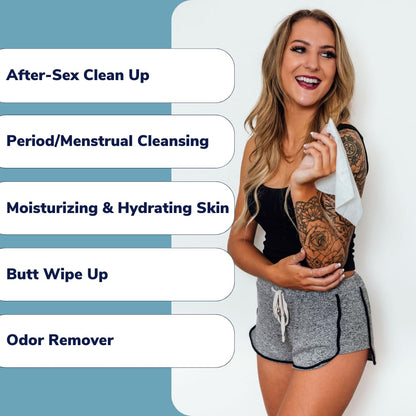 Royal Intimate Cleansing Feminine Wipes for Vaginal Hygiene, Personal Cleansing, Period Care RoyalBuy Supplements Australia