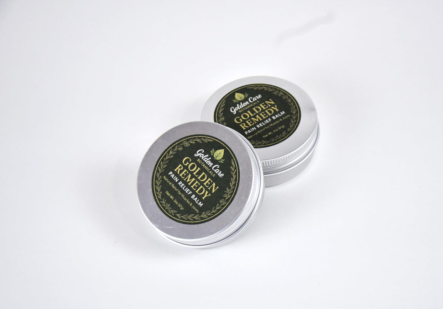 Golden Remedy Pain Balm - Topical Analgesic with Menthol & Camphor - Fast Acting Cooling Formula Golden Care BotanicalsBuy Supplements Australia