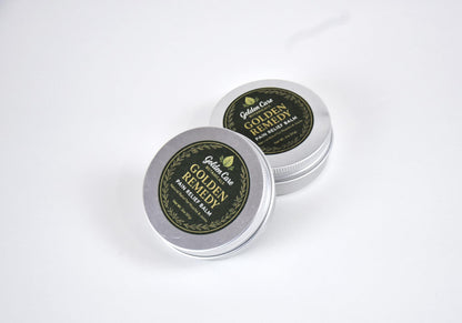 Golden Remedy Pain Balm - Topical Analgesic with Menthol & Camphor - Fast Acting Cooling Formula Golden Care BotanicalsBuy Supplements Australia