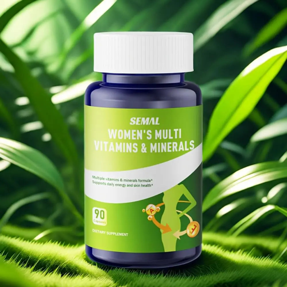 SEMAL Daily Multivitamin & Multimineral Supplement for Women (90 Capsules) SEMAL