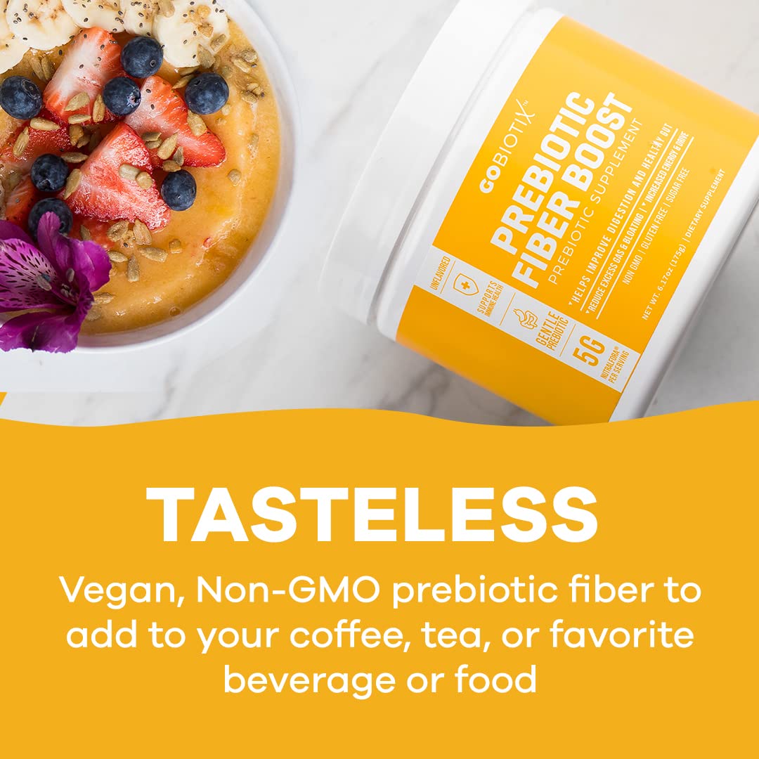 GOBIOTIX Prebiotic Fiber Powder Supplement - Supports Digestive Health & Regularity GOBIOTIXBuy Supplements Australia
