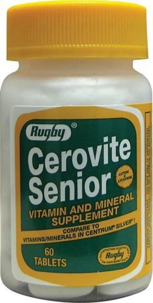 Rugby Cerovite Senior 60 CT (3 Pack) RUGBY LABORATORIES