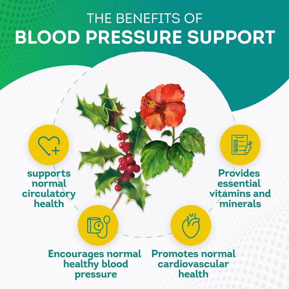 PurePremium Blood Pressure Support Supplement with Hawthorn, Hibiscus & Garlic PurePremium SupplementsBuy Supplements Australia