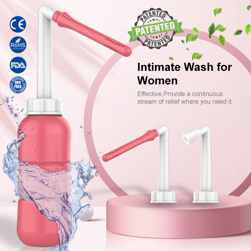 LZXIYUE 2PCS 2-in-1 Peri Bottle Feminine Care for Women,Reusable Portable Bidet for Travel LZXIYUEBuy Supplements Australia