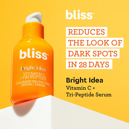 Bliss Bright Idea Vitamin C + Tri-Peptide Brightening Serum - 1 Fl Oz - Hydrating BlissBuy Supplements Australia