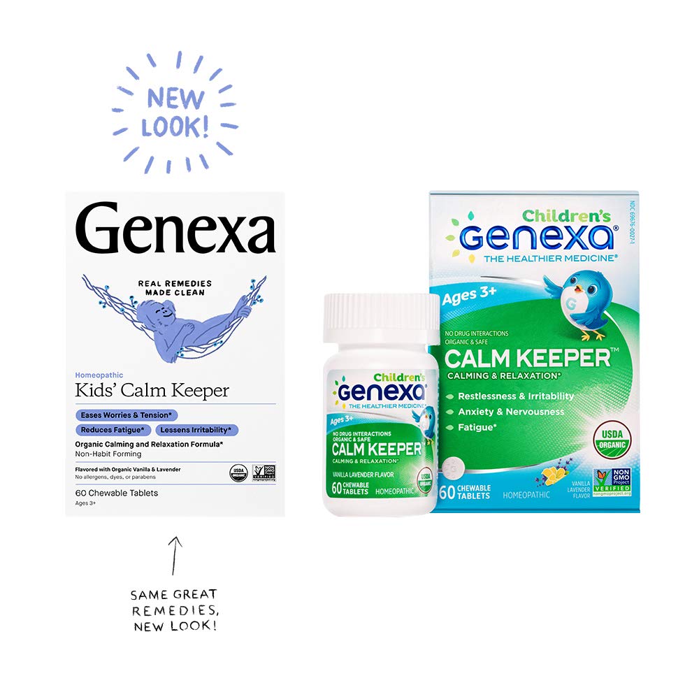 Genexa Kid's Calm Keeper Stress Relief for Kids | Relaxation Aid for Children - Certified GenexaBuy Supplements Australia
