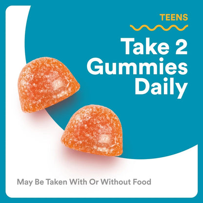 SmartyPants Teen Guy Multivitamin Gummies - Improved Formula: Omega 3 (DHA/EPA), Vitamin D3, C, Vitamin B12, B6, A, K & Zinc SmartyPantsBuy Supplements Australia