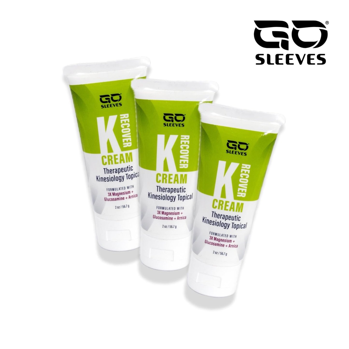 Go Sleeves Sports Recovery Cream - Concentrated Muscle and Joint Recovery Lotion – Magnesium Chloride Cream with Arnica for Muscle Pain and Stiffness from Running, Exercise, Backache – 2 Ounces GO SLEEVESBuy Supplements Australia