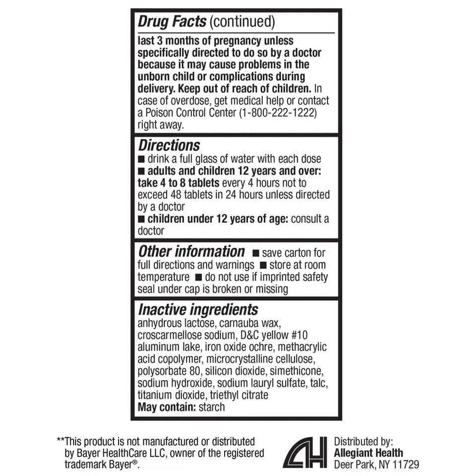 HealthA2Z Aspirin 81mg Low Strength | Enteric Coated | 24 Packs of 40 Counts (960 Tablets Total) | Value Package HealthA2ZBuy Supplements Australia