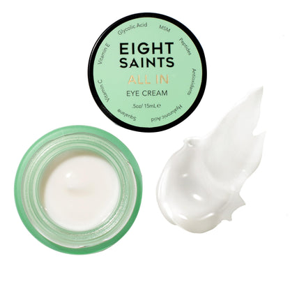 Eight Saints Skin Care All In Eye Cream, Natural and Organic Anti Aging Under Eye Cream to Reduce Puffiness, Wrinkles, and Under Eye Bags, Dark Circles Under Eye Treatment, 0.5 Ounces Eight SaintsBuy Supplements Australia
