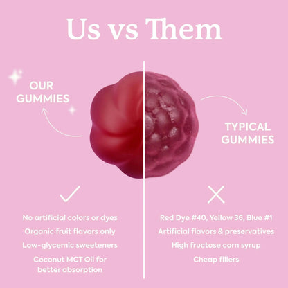 Plant People WonderBeauty Hair, Skin & Nails Rejuvenation Gummies with Tremella Mushroom, Marine Collagen Peptides Plant People