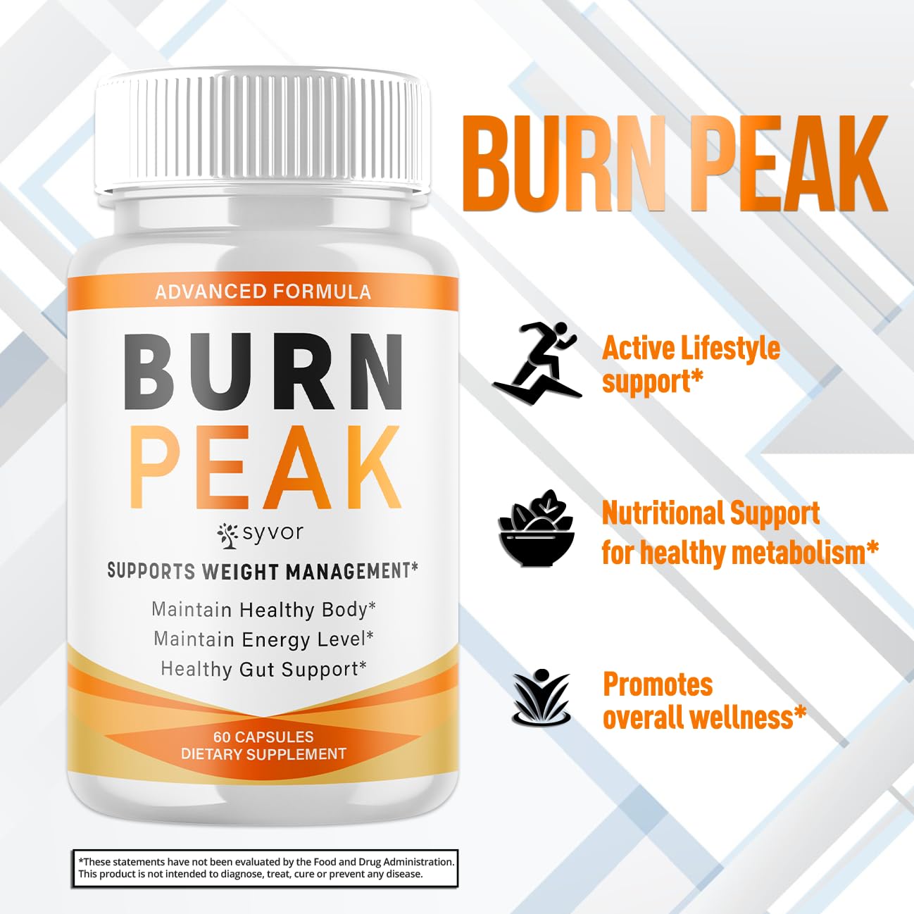 (3 Pack) Burn Peak Capsules, Official Burnpeak Pink Salt Pills with All Natural Ingredients, Advanced BurnPeak Health Supplement with Premium Vitamins for Active Lifestyle Support (180 Capsules) SyvorBuy Supplements Australia