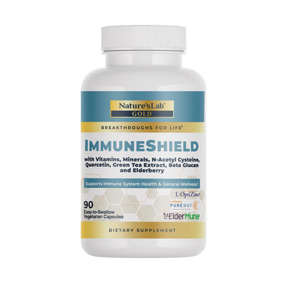 Nature's Lab Gold ImmuneShield - Supports Immune System Health & General Wellness* - 90 Capsules (30 Day Supply) Nature's LabBuy Supplements Australia