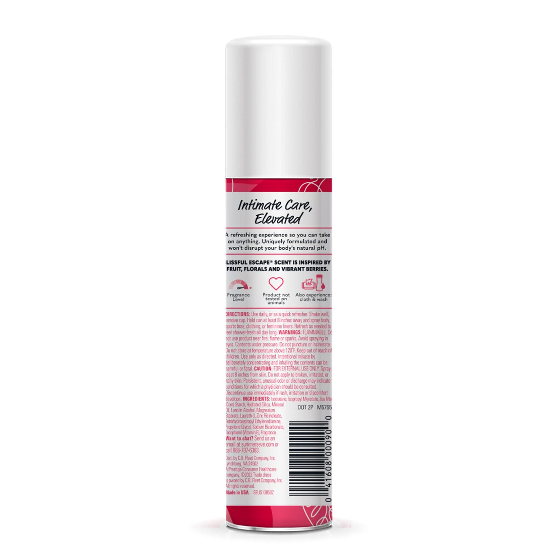 Summer's Eve Blissful Escape Daily Refreshing Feminine Spray, 2 oz Summer's EveBuy Supplements Australia
