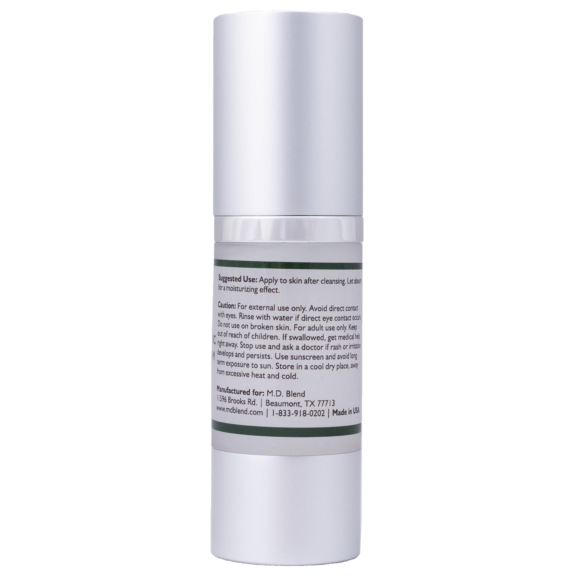 M.D. Blend Wellness Bundle with joint health supplement (120 capsules) & lightweight face hydrating hyaluronic acid serum (30 ml) featuring an airless pump, daily wellness skincare + joint support duo M.D. BlendBuy Supplements Australia