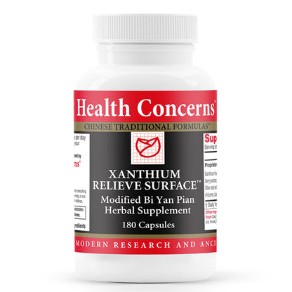 Health Concerns Xanthium Relieve Surface – Sinus Relief & Seasonal Allergy Support – Nasal Congestion & Immune Health Supplement – Bi Yan Pian Chinese Herbal Formula – 180 Capsules Health ConcernsBuy Supplements Australia