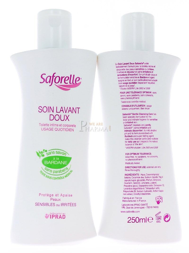Saforelle Gentle Cleansing Care 2X250ml SaforelleBuy Supplements Australia
