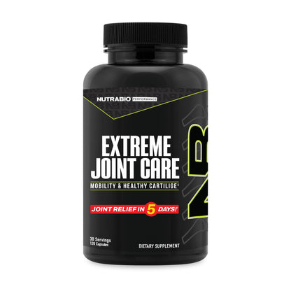 NutraBio Extreme Joint Care - Joint Support Supplement - Joint Health Supplement, Supports Joints, Mobility, and Cartilage - 120 Capsules NutraBioBuy Supplements Australia