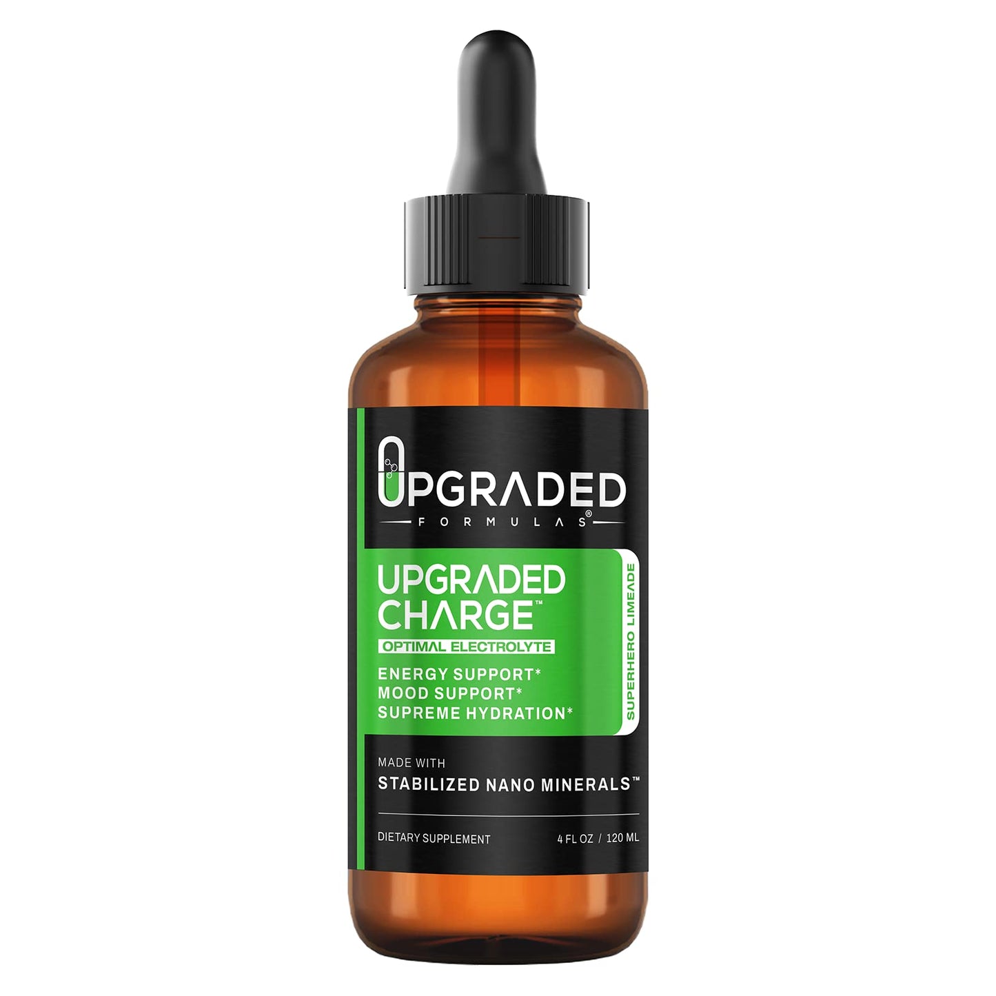 Upgraded Formulas Upgraded Charge Optimal Electrolyte Blend with Liquid Nano Minerals Dietary Supplement, 4 Fluid Ounces