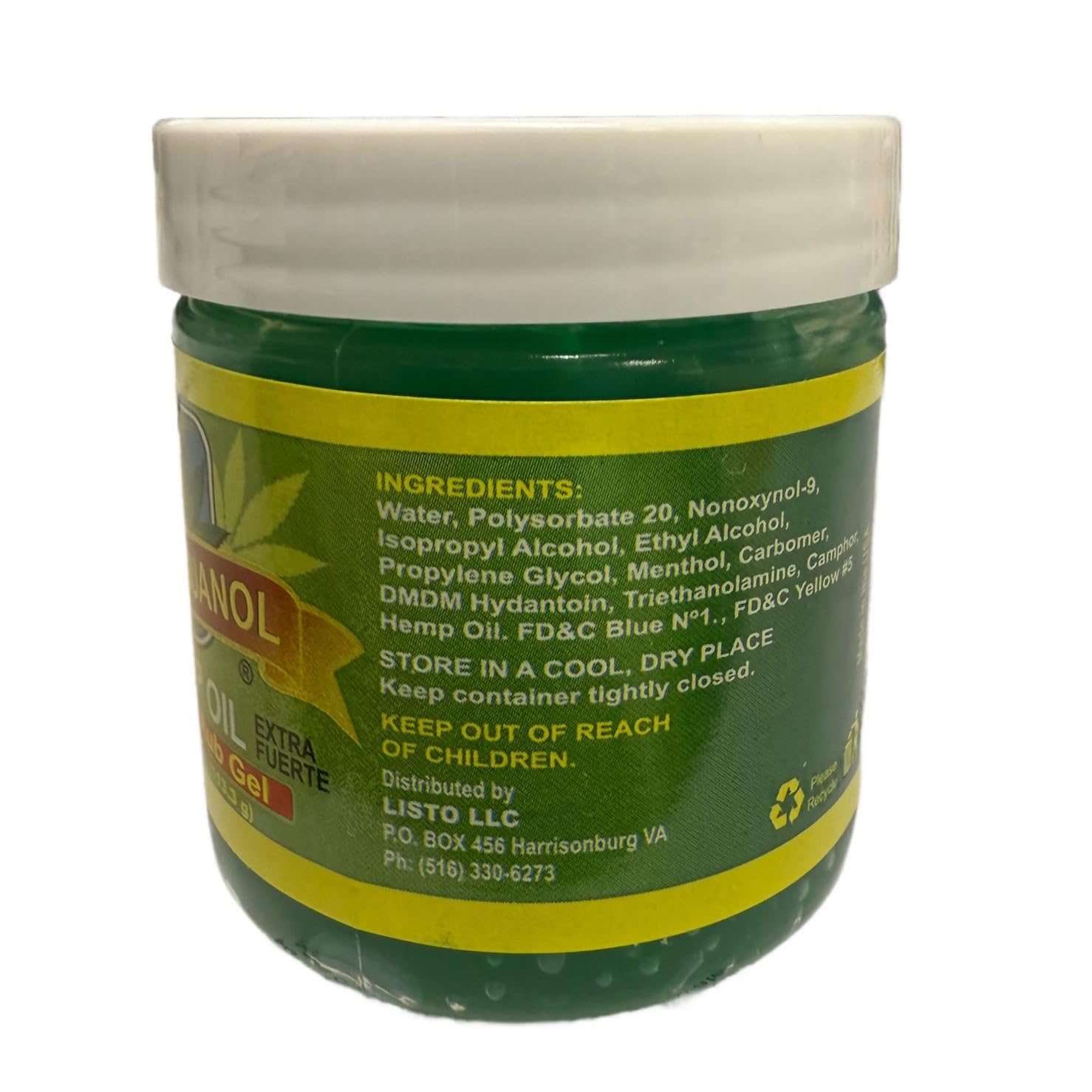 Mariguanol 9 Oz. Extra Strong Muscle Rub Gel with Hemp Oil, Menthol & Camphor – Cooling, Rapid-Absorbing Topical Gel for Active Lifestyles – Net Wt. 9 oz (255.4 g) [Pack of 2] MARIGUANOLBuy Supplements Australia
