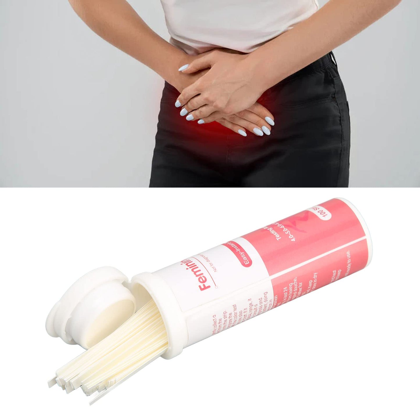 Vaginal Test Strips, 100pcs Vaginal Health PH Test Strips, Disposable Intimate Health Prevent Infection YUYTEBuy Supplements Australia