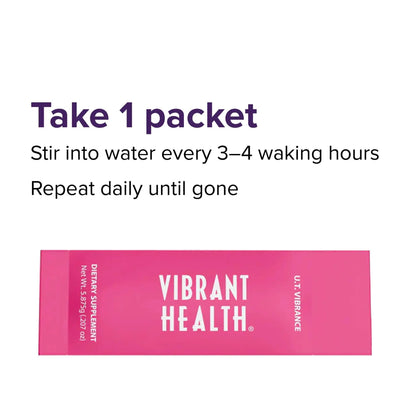 Vibrant Health, U.T. Vibrance Stick Packs, Crisis Intervention for Urinary Tract Health, 10 Servings Vibrant HealthBuy Supplements Australia
