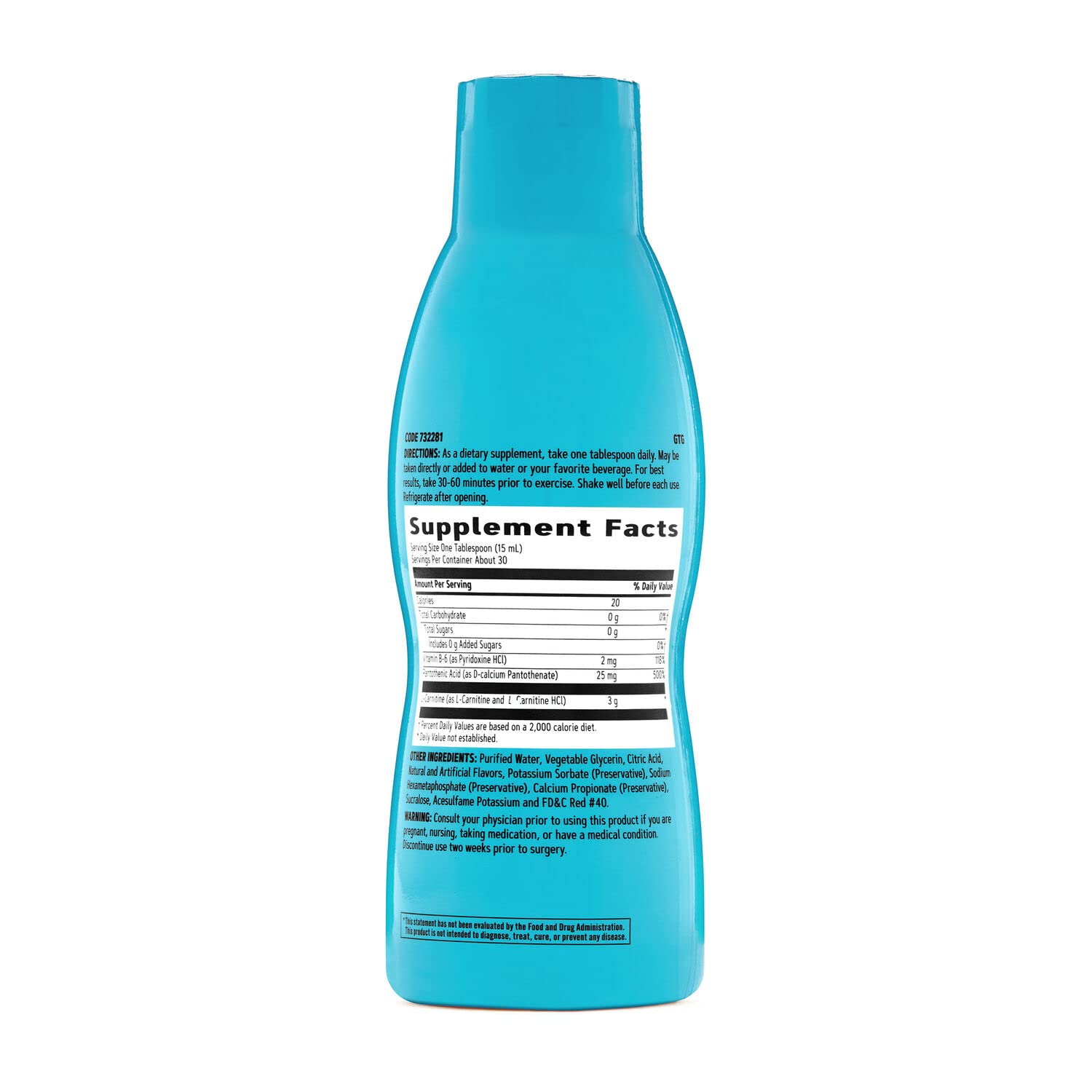 GNC Total Lean Triple Strength L-Carnitine Liquid | Supports Fatty Acid Metabolism GNCBuy Supplements Australia