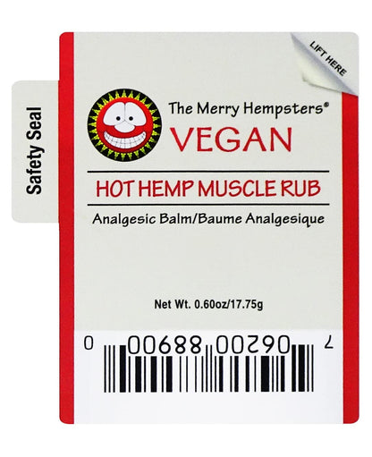 Merry Hempsters Vegan Hot Hemp Muscle Rub Single (2-Pack) The Merry HempstersBuy Supplements Australia