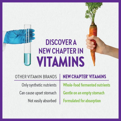New Chapter Perfect Prenatal Vitamins, Organic Prenatal Vitamins, Non-GMO Ingredients for Healthy Baby & Mom - Folate (Methylfolate), Iron, Vitamin D3 New ChapterBuy Supplements Australia
