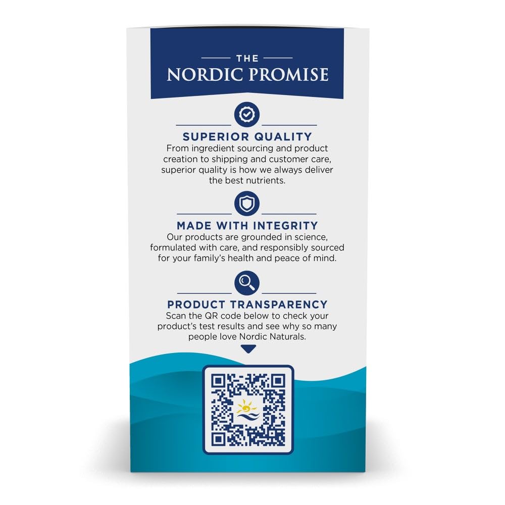Nordic Naturals Ultimate Omega Plant Based Vitamin with Vitamin D3+K2-60 Vegetarian Soft Gels - 1210 mg Omega-3s Plus 2000 IU D3 and 90 mcg K2