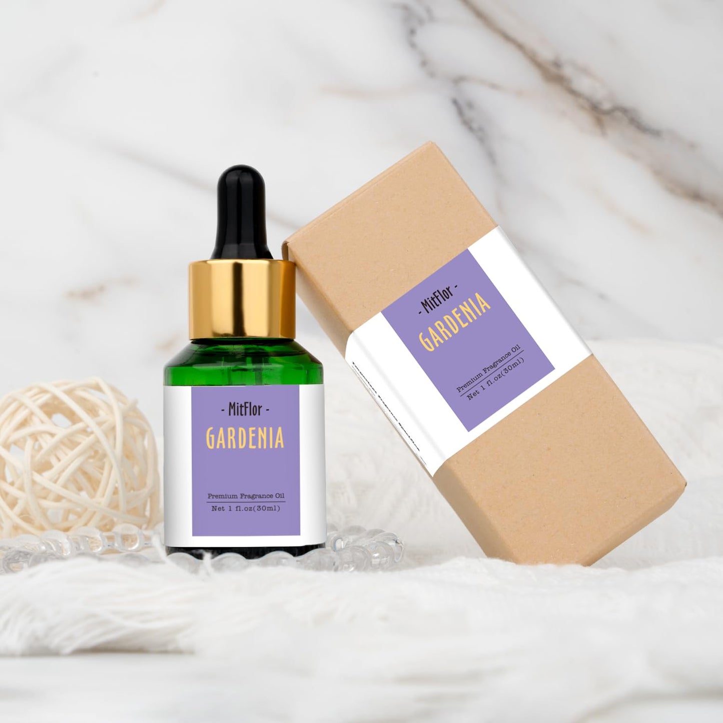 Gardenia Fragrance Oil, MitFlor Single Scented Oil, Large Size Premium Grade Fragrance Oil MitFlorBuy Supplements Australia