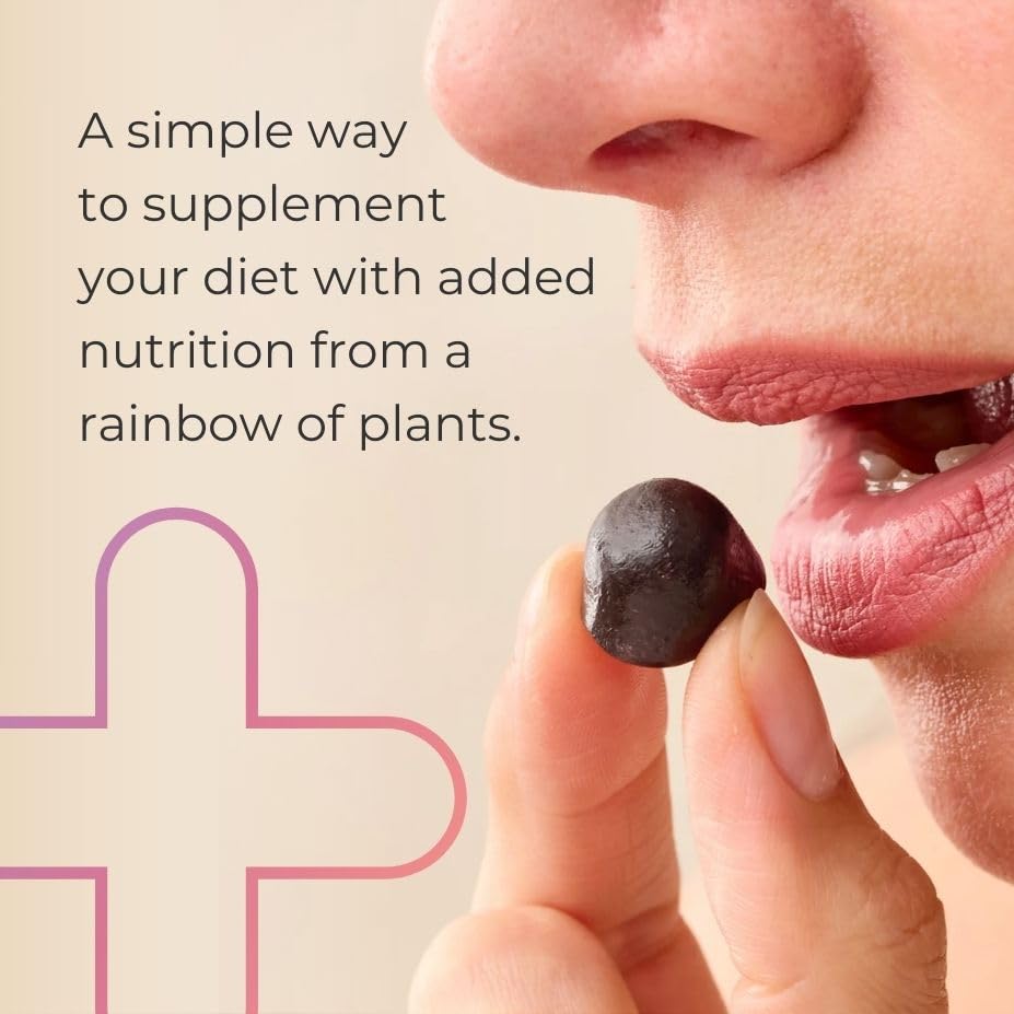 Juice Plus+ Berry Blend Soft Chews (Chewables) - Daily Nutrition from 12 Plants with Whole Fruit, Vegetable, & Berry - Raspberry, Bilberry, Blueberry, and More! for Adults and Kids - (1-mo, 30 Chews) Juice Plus+Buy Supplements Australia